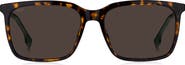 BOSS 57mm Rectangular Sunglasses