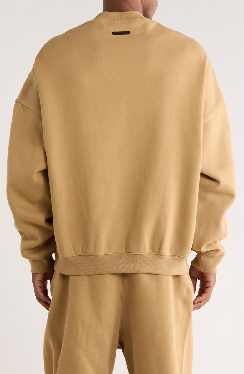 Fear of God Essentials Property Graphic Print Crewneck Sweatshirt, Alternate, color, Dune