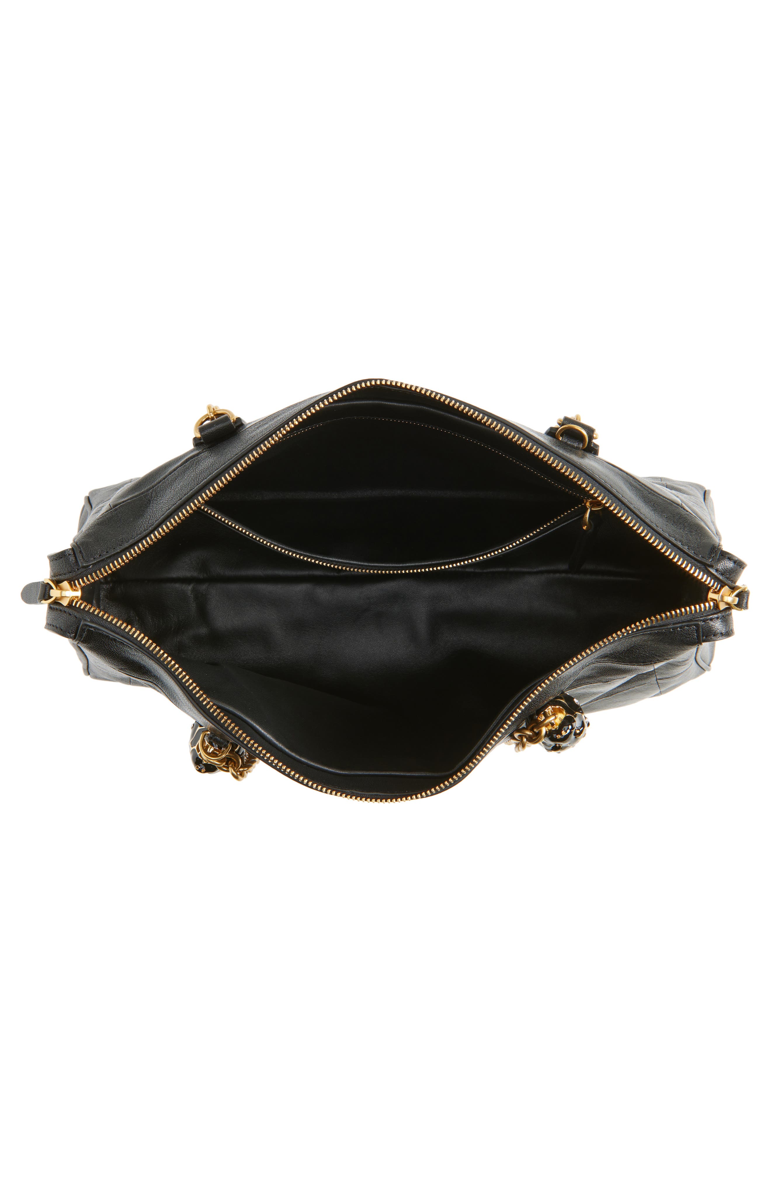 Valentino Garavani Panthea Chevron Patchwork Leather Tote, Alternate, color, 