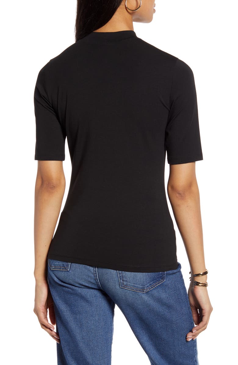 Halogen<sup>®</sup> Mock Neck Knit Top, Alternate, color,