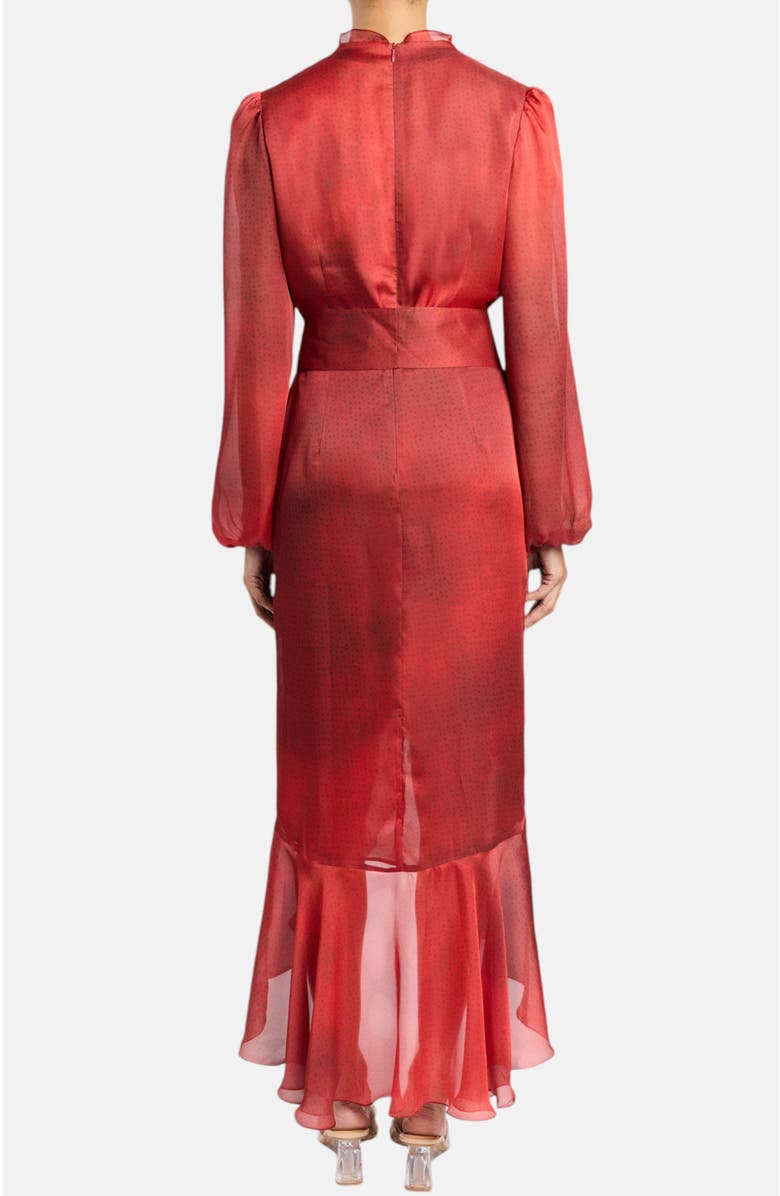 Santorelli Coco Midi Dress, Alternate, color, Scarlet