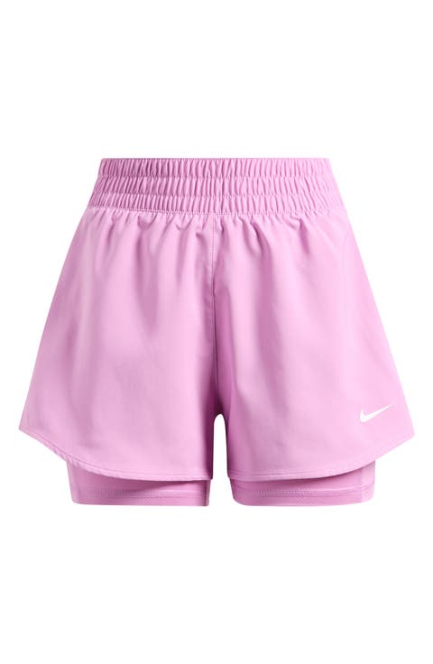 One Dri-FIT High-Waisted 3-Inch 2-in-1 Shorts (Regular & Tall)