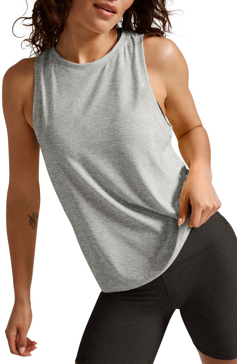 Beyond Yoga Featherweight Rebalance Tank, Main, color, Silver Mist