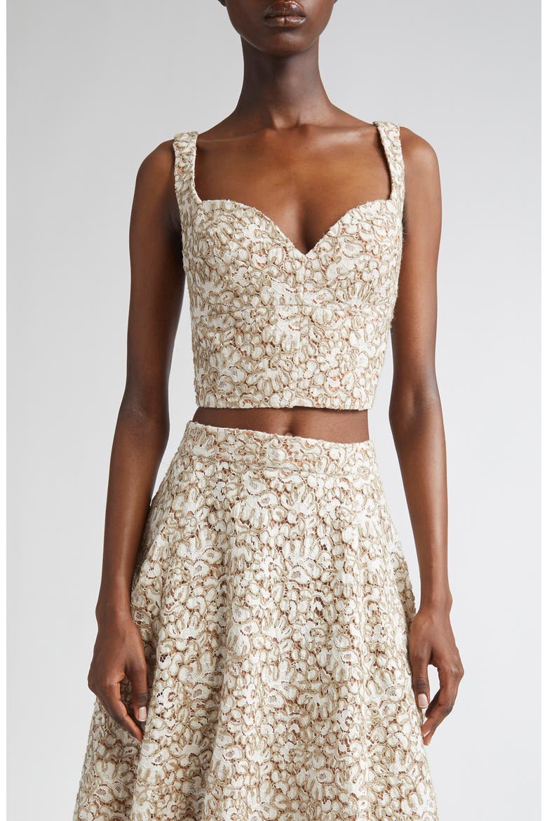 Lace Bustier Top, Main, color, HEMP/ECRU