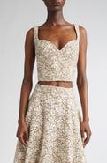 Michael Kors Collection Lace Bustier Top