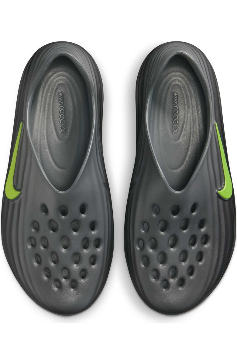 Nike ReactX Rejuven8 Slip-On, Alternate, color, Black/ Cool Grey/ Volt