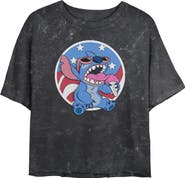 Lilo & Stitch Junior's Lilo & Stitch Wild and Free Pose Graphic T-Shirt