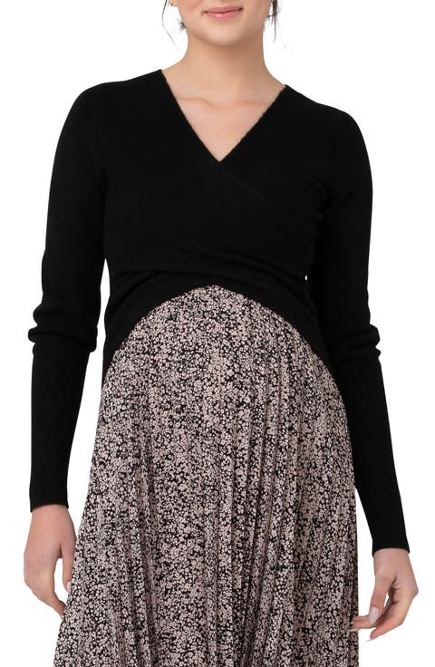 Willa Crop Nursing Sweater