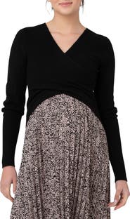 Ripe Maternity Willa Crop Nursing Sweater