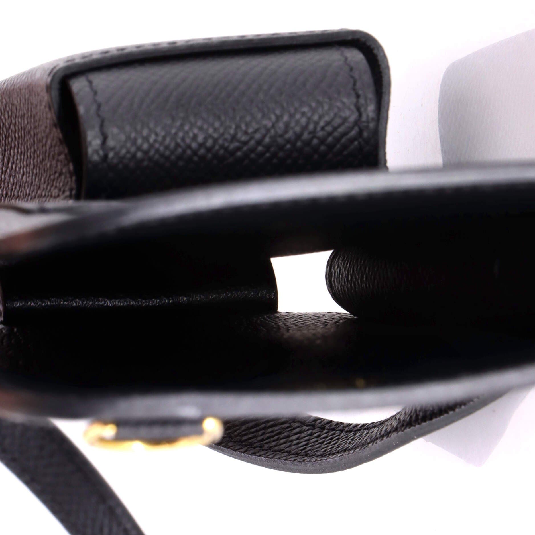 Hermesway Phone Case Crossbody Bag Epsom, Alternate, color, Noir