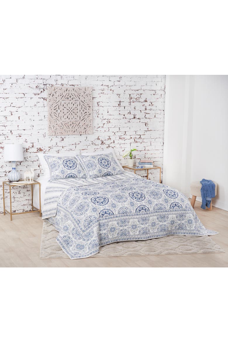 Brambleton Quilt Set Bedding Collection, Alternate, color, Blue