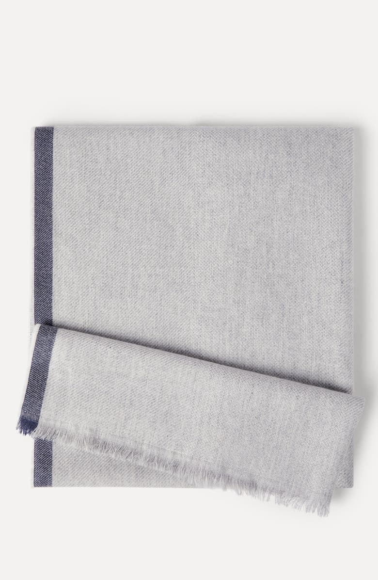 Brunello Cucinelli Cashmere scarf, Alternate, color, Pearl Grey