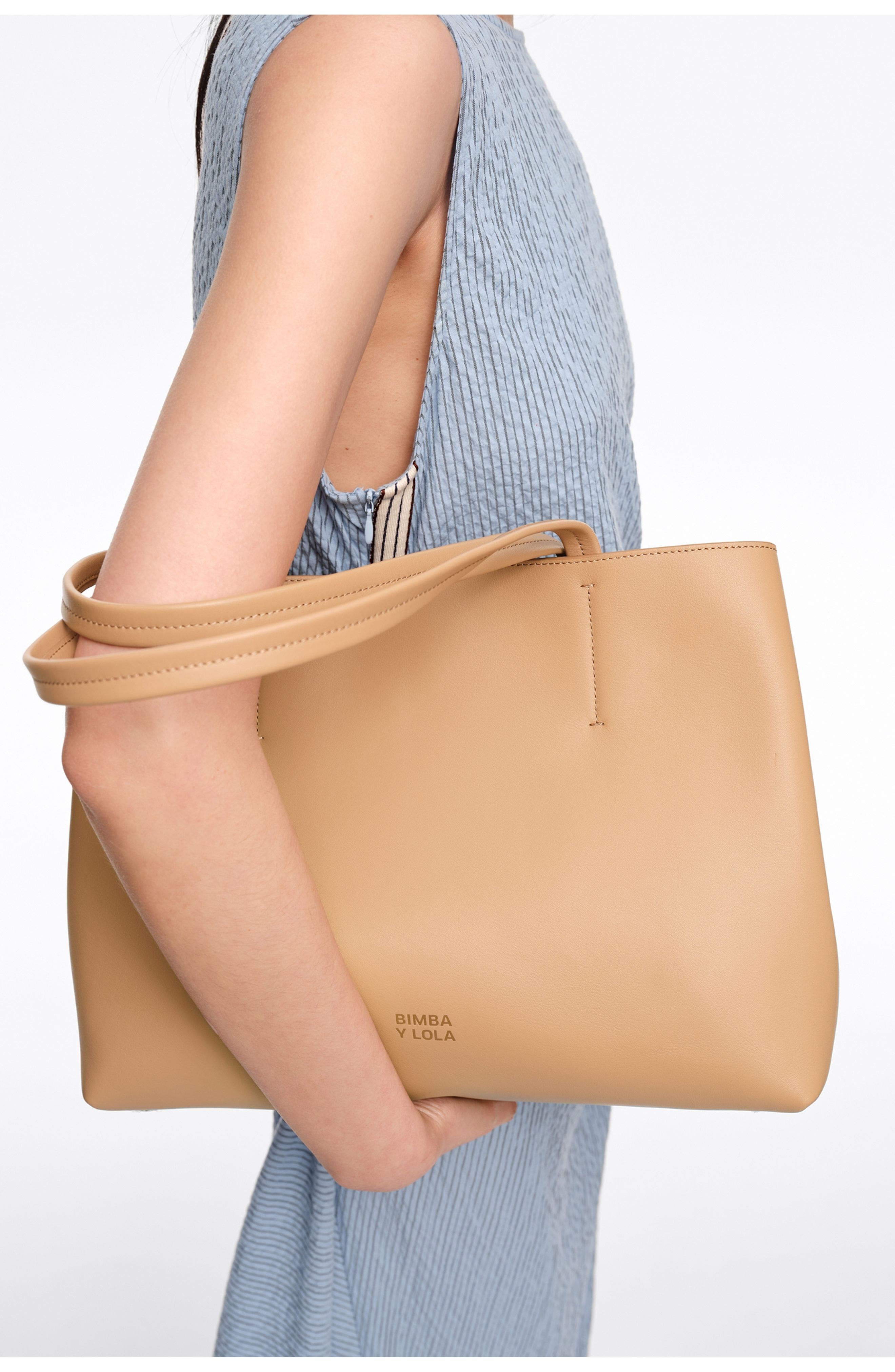 Bimba y Lola Chihuahua shopper bag, Alternate, color, Hazelnut