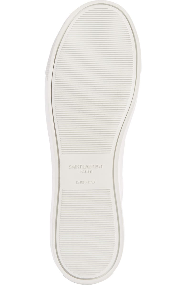 Saint Laurent Andy Genuine Calf Hair Trim Sneaker, Alternate, color,