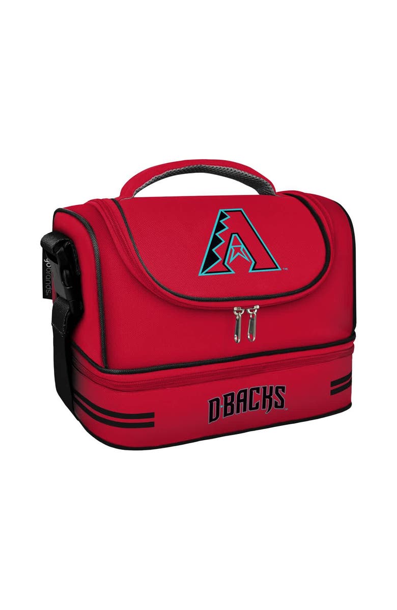 LOGO BRANDS Arizona Diamondbacks Lunch Cooler, Main, color, Red