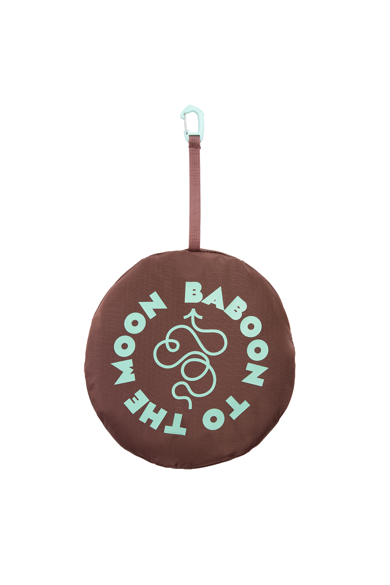 Baboon to the Moon Packable Tote, Main, color, Mint Chip