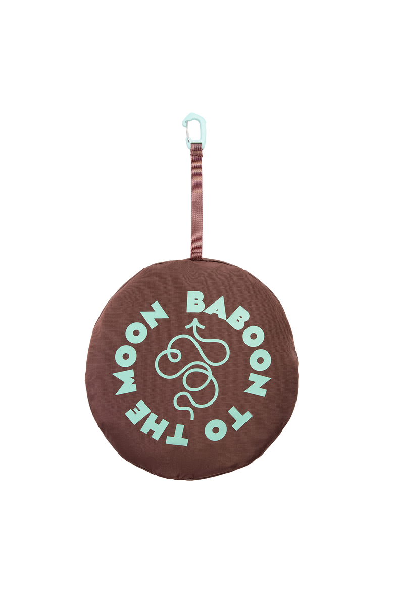 Baboon to the Moon Packable Tote, Main, color, Mint Chip