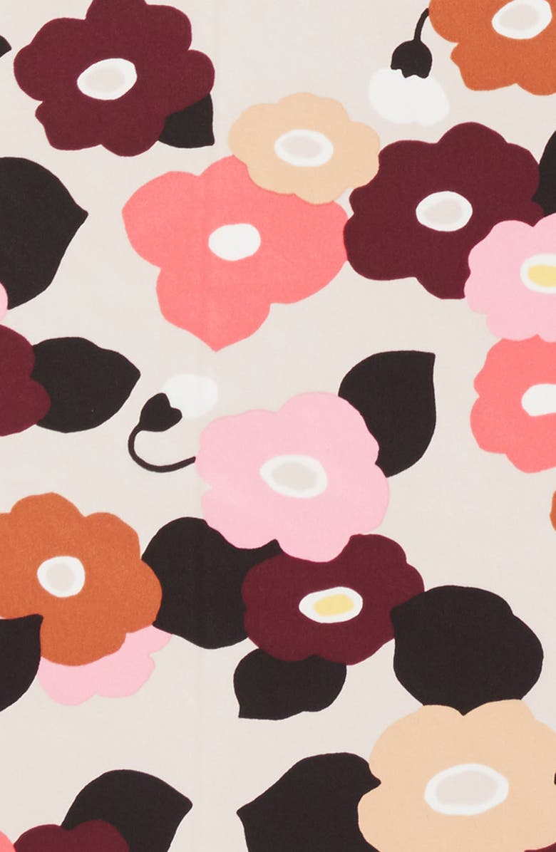 Kate Spade New York blooming silk bandana, Alternate, color, 