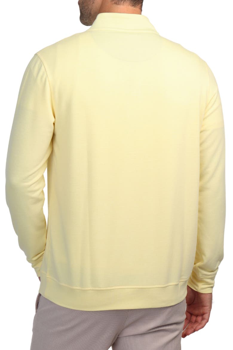French Terry Quarter Zip Pullover, Alternate, color, SUNSHINE