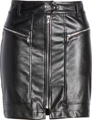 Tiger Mist Dylan Faux Leather Miniskirt