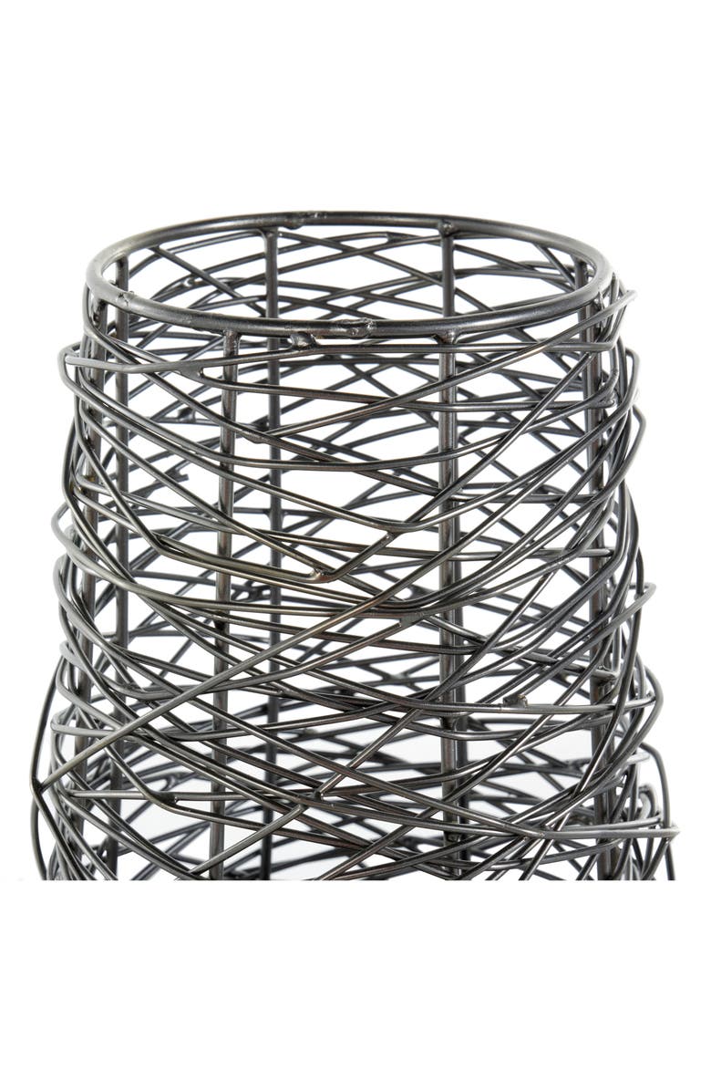 VIVIAN LUNE HOME Mixed Metal Vase, Alternate, color, 