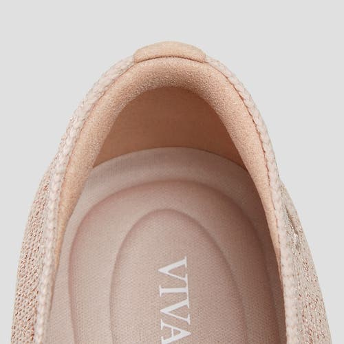Vivaia Square-toe Mary-jane In Rose Gold