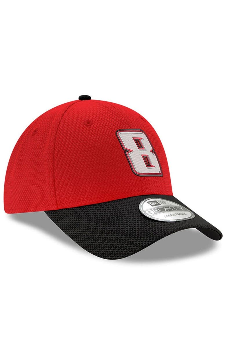 New Era Men's New Era Scarlet/Black Kyle Busch 9FORTY Number Adjustable Hat, Alternate, color, Scarlet