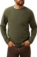 Faherty Legend Crew Organic Cotton Blend Sweater