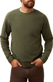 Faherty Legend Crew Organic Cotton Blend Sweater
