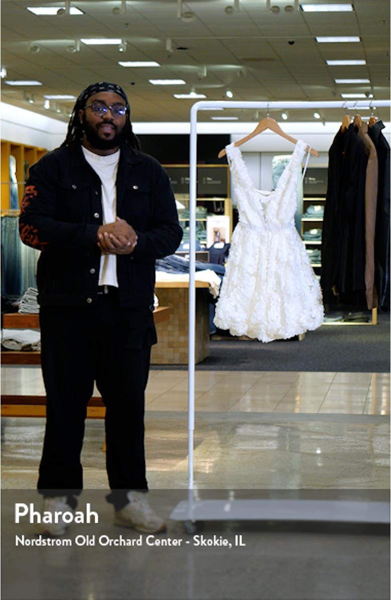 Atti Floral Appliqué Minidress, sales video thumbnail