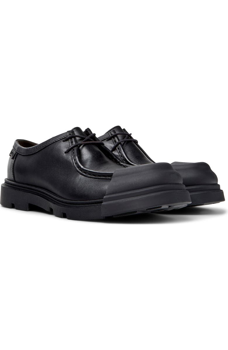 Camper Junction Cap Toe Penny Loafer, Main, color, Black Black