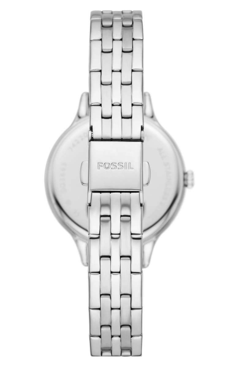Fossil Laney Three-Hand Bracelet Watch, 34mm, Alternate, color, 