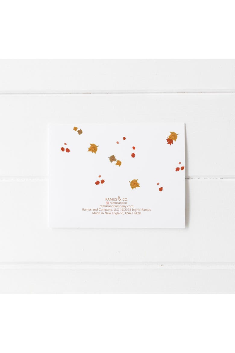 Fall/Halloween Greeting Cards "Fall Dogs Walk", Alternate, color, Multi-Pack
