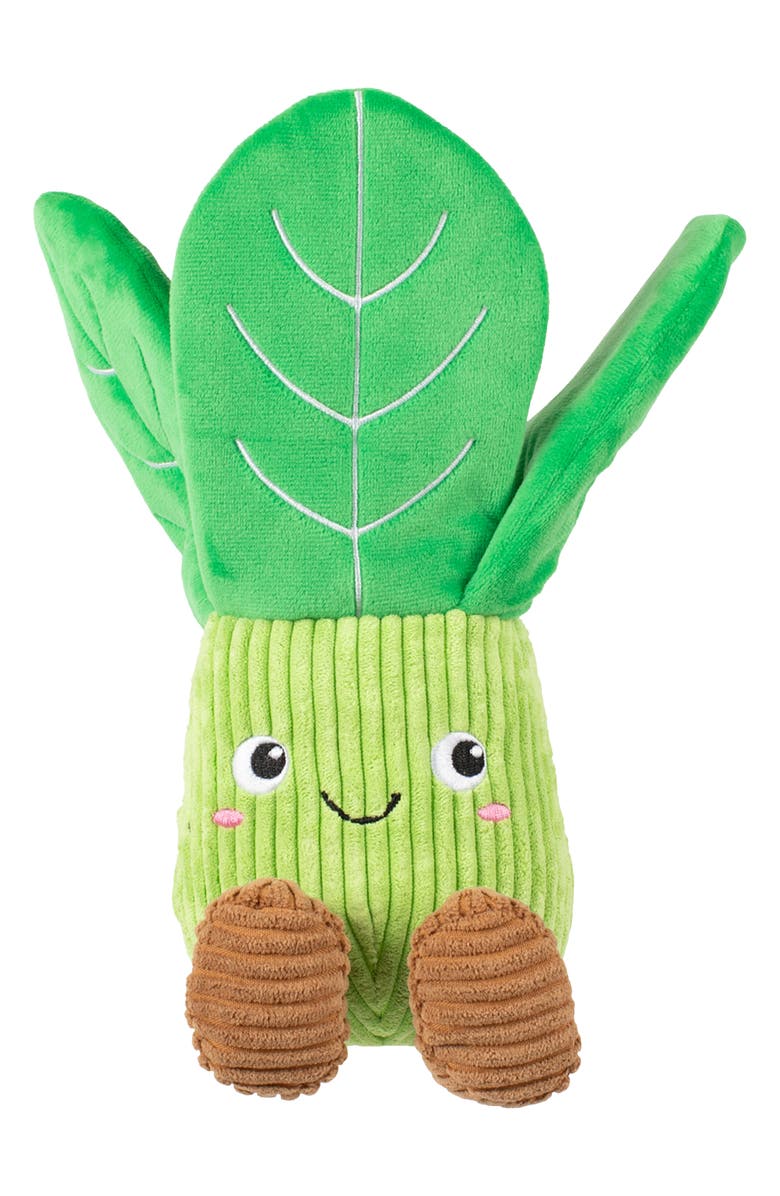 Fringe Studio I'll Be Bok Plush Dog Toy, Main, color, Green Multi