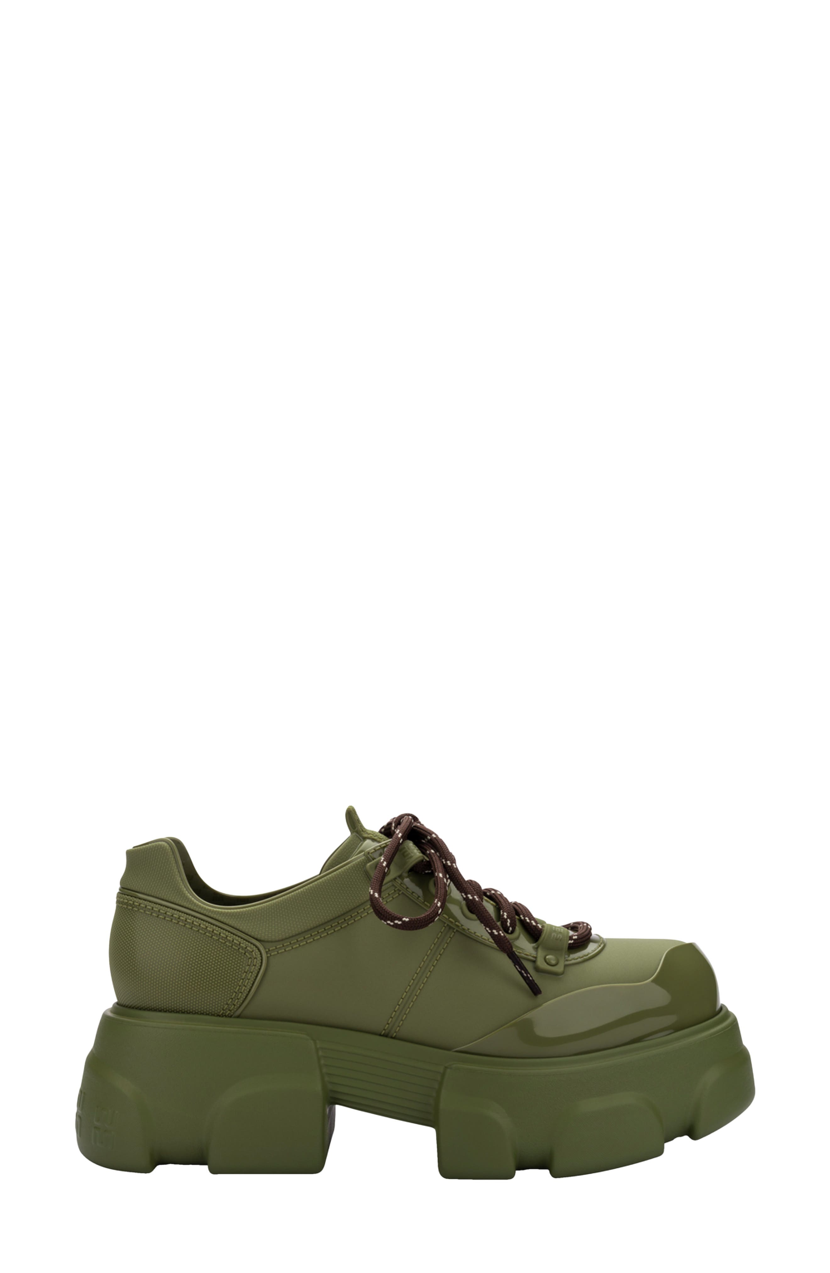 Camp Platform Sneaker, Alternate, color, GREEN