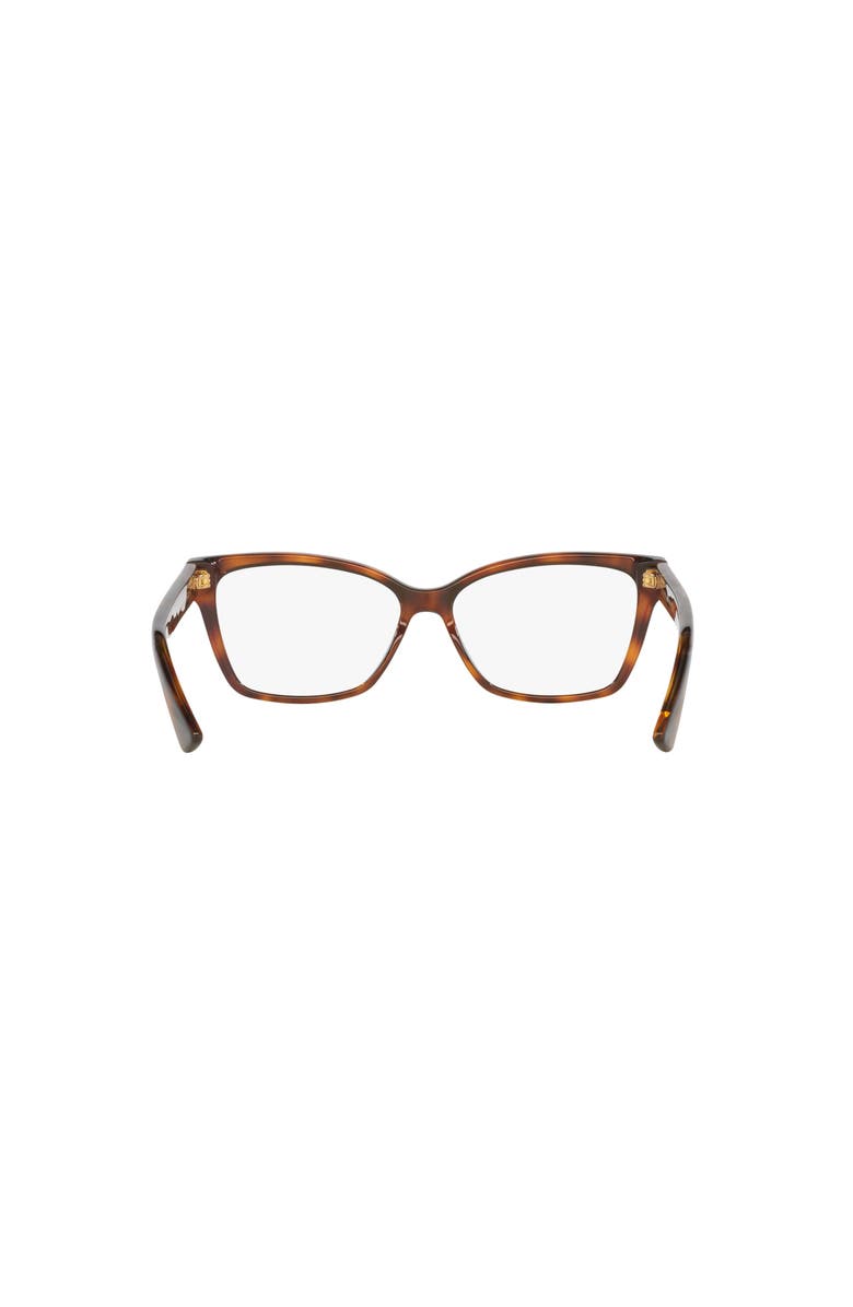 Gucci 55mm Cat Eye optical glasses, Alternate, color, Tortoise