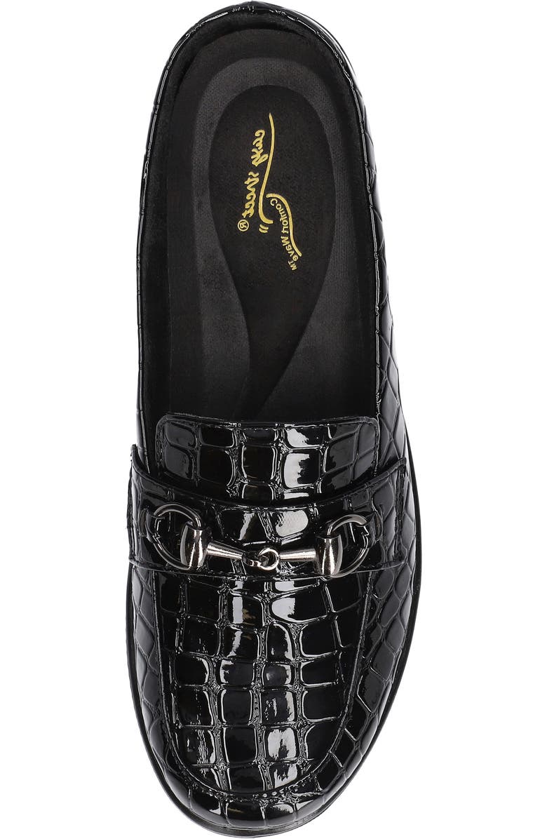 EASY STREET Nell Bit Croc Embossed Mule, Alternate, color,