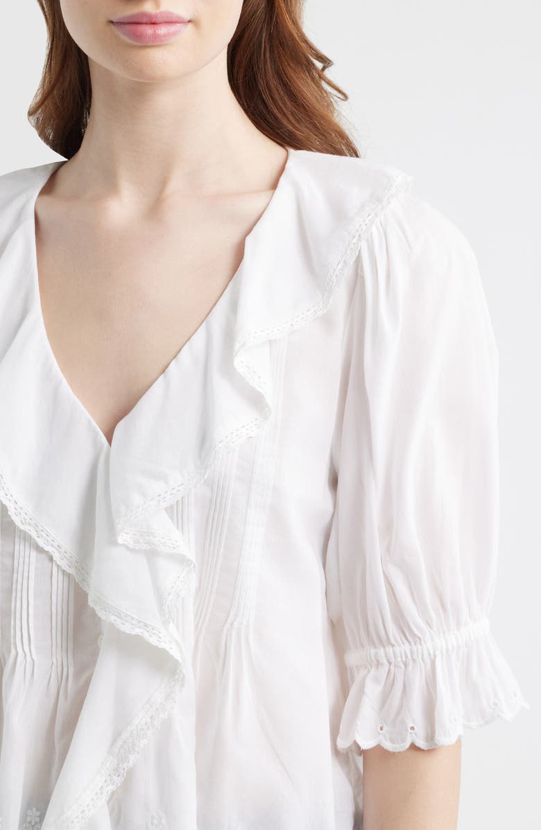 Madewell The Blaire Top, Alternate, color, White