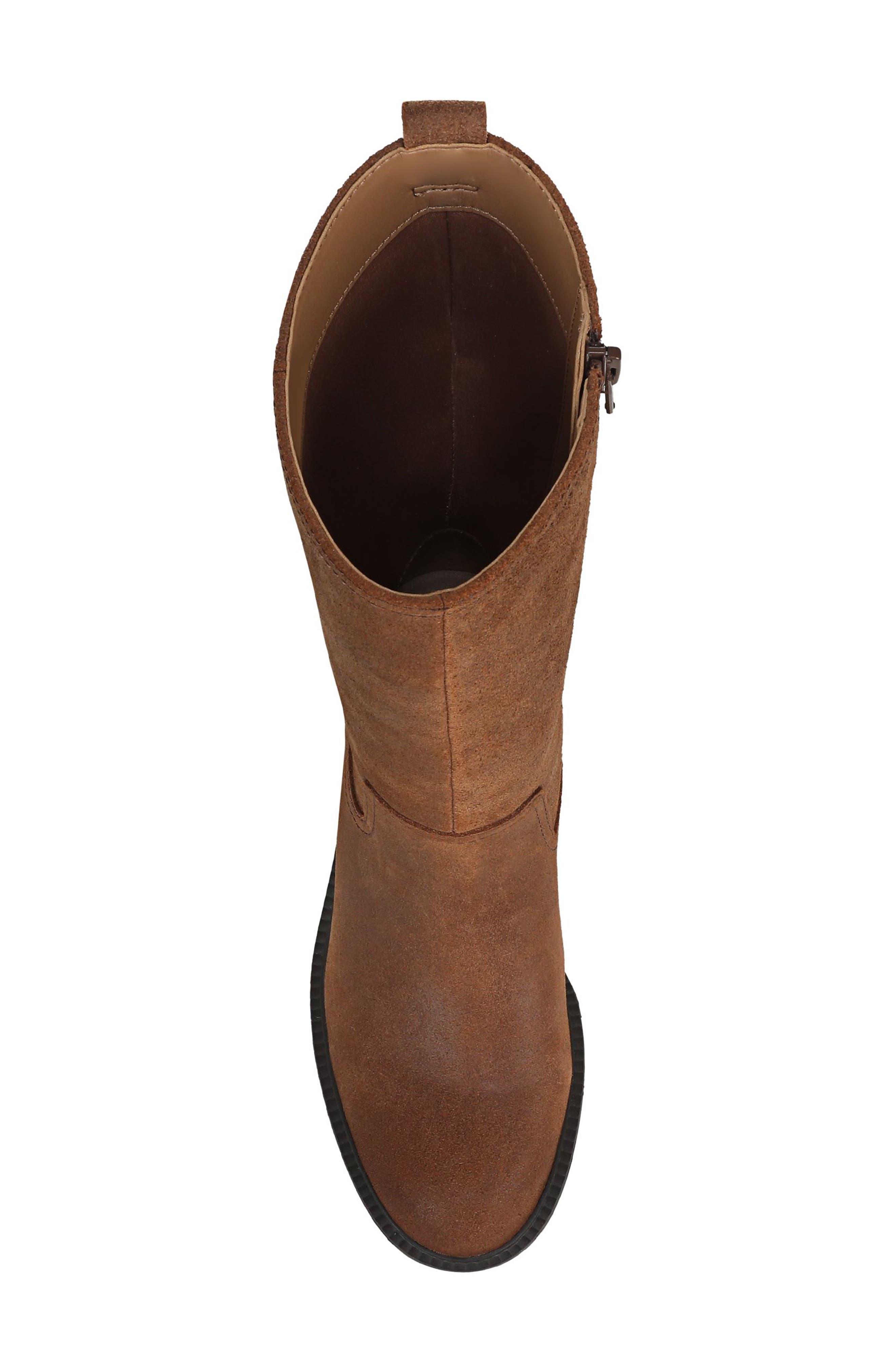Thora Leather Knee High Boot, Alternate, color, HAZELNUT LEATHER