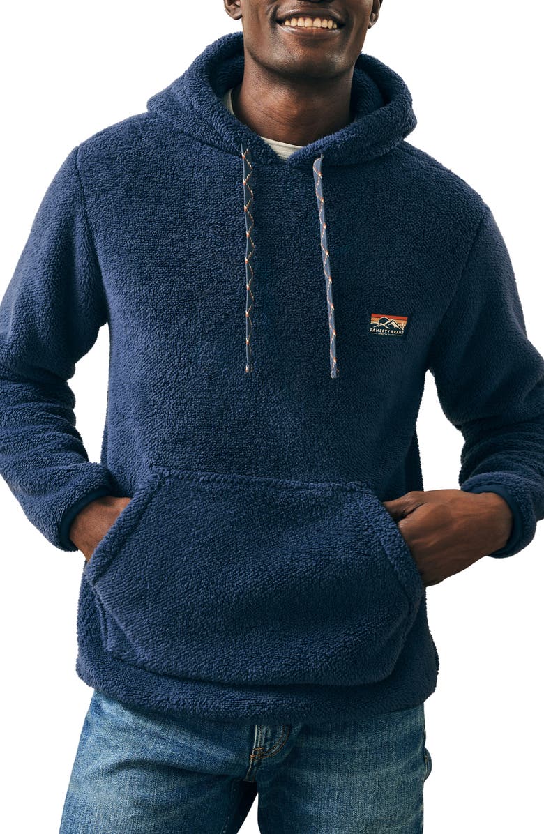 Faherty BFCM High Pile Fleece Hoodie, Main, color, 