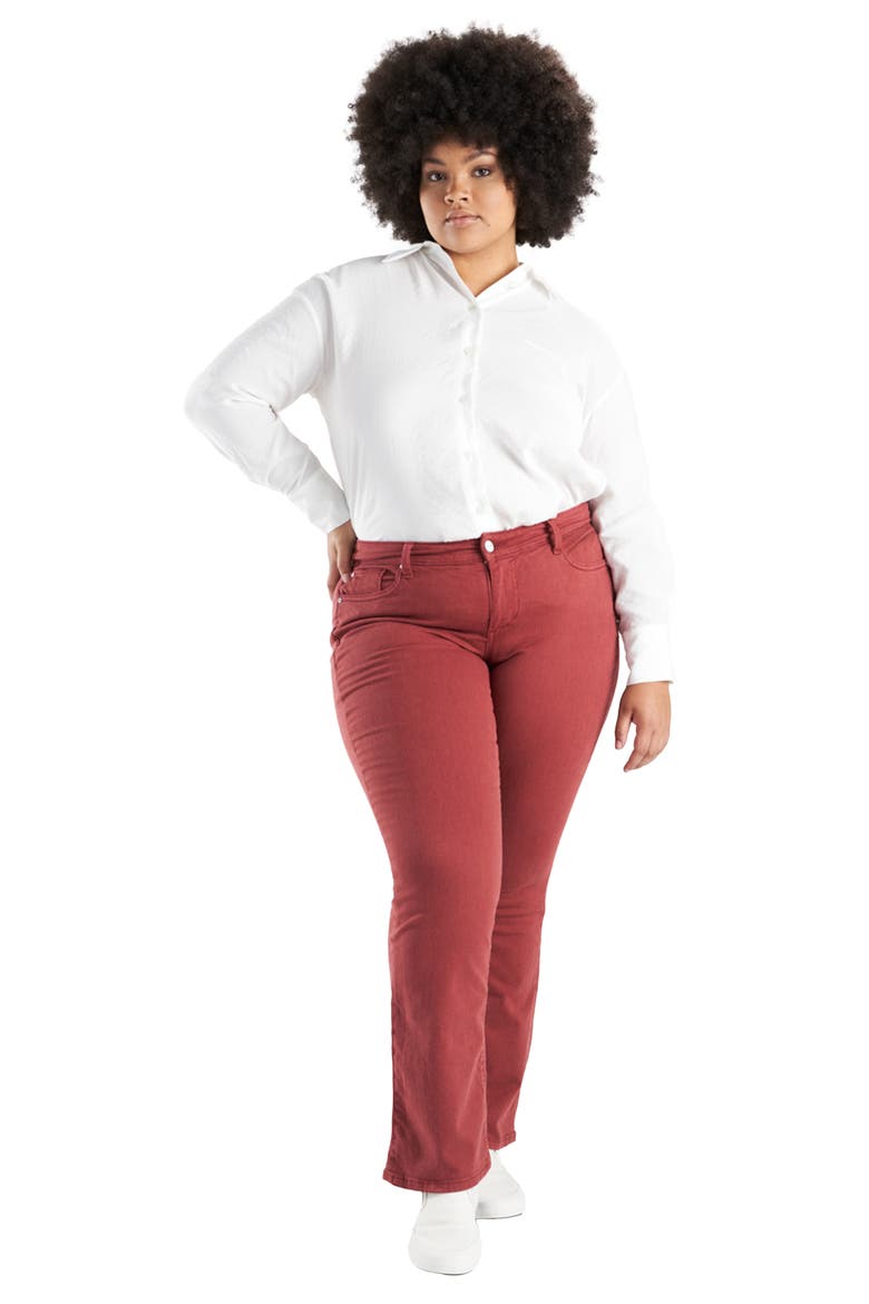 High Waist Bootcut Jeans, Alternate, color, MAVIS