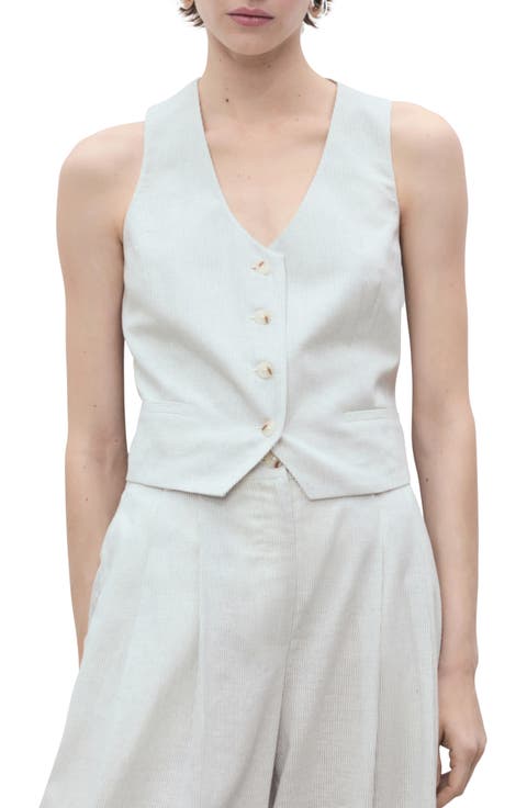 Cotton & Linen Suit Vest