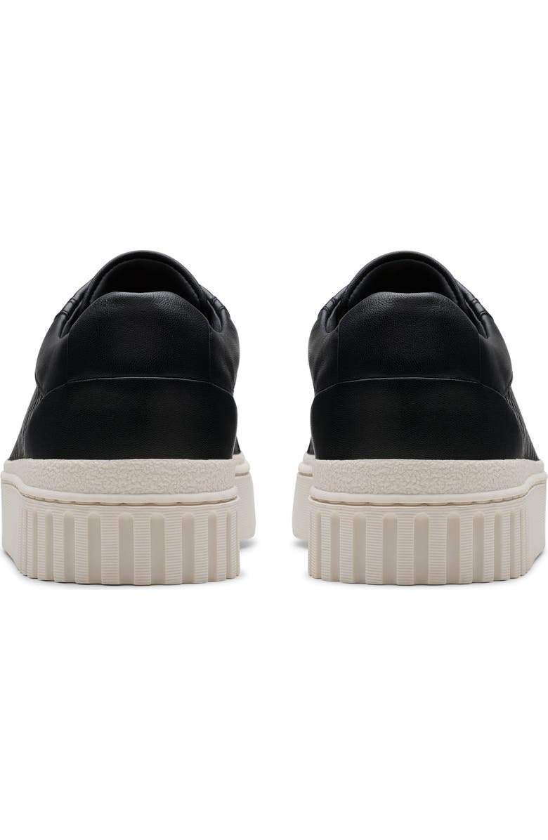 Clarks<sup>®</sup> Mayhill Bay Platform Sneaker, Alternate, color, Black Leather