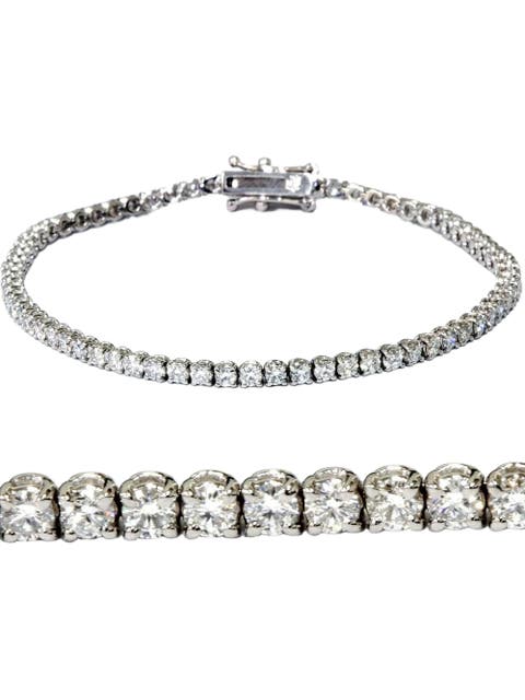 3 ct Diamond Tennis Bracelet 14k Gold 7" Lab Grown