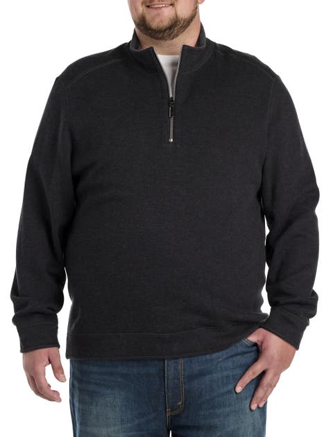 Big & Tall Flip Coast Reversible 1/2-Zip Pullover
