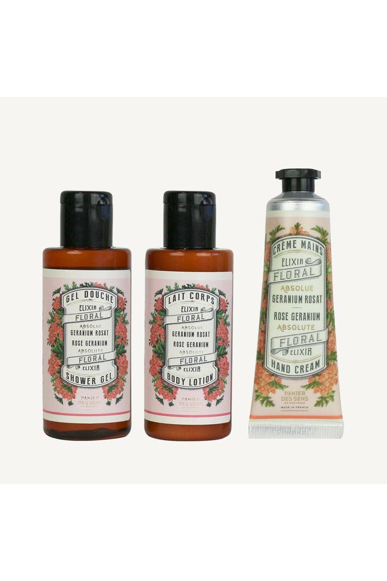 Rose Geranium Travel Set, Alternate, color, Green
