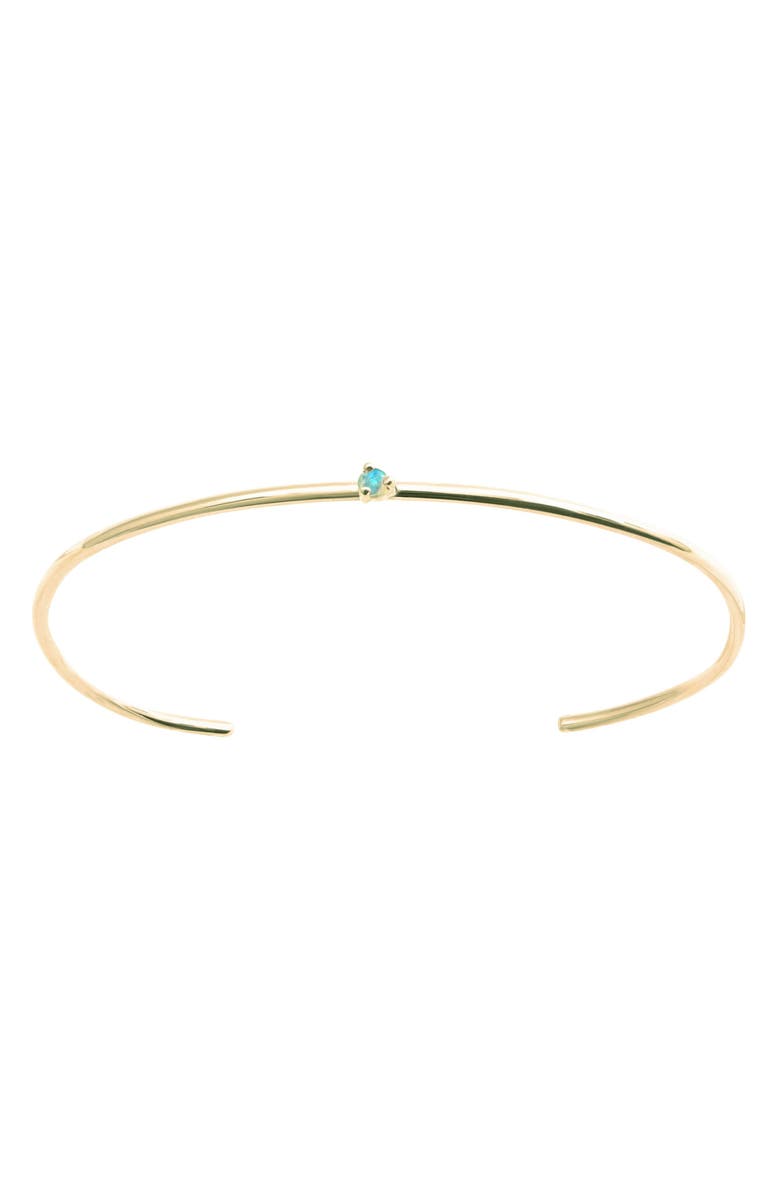 Wwake Botany Collection Single Opal Cuff, Main, color, 