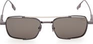 ZEGNA 54mm Rectangular Sunglasses
