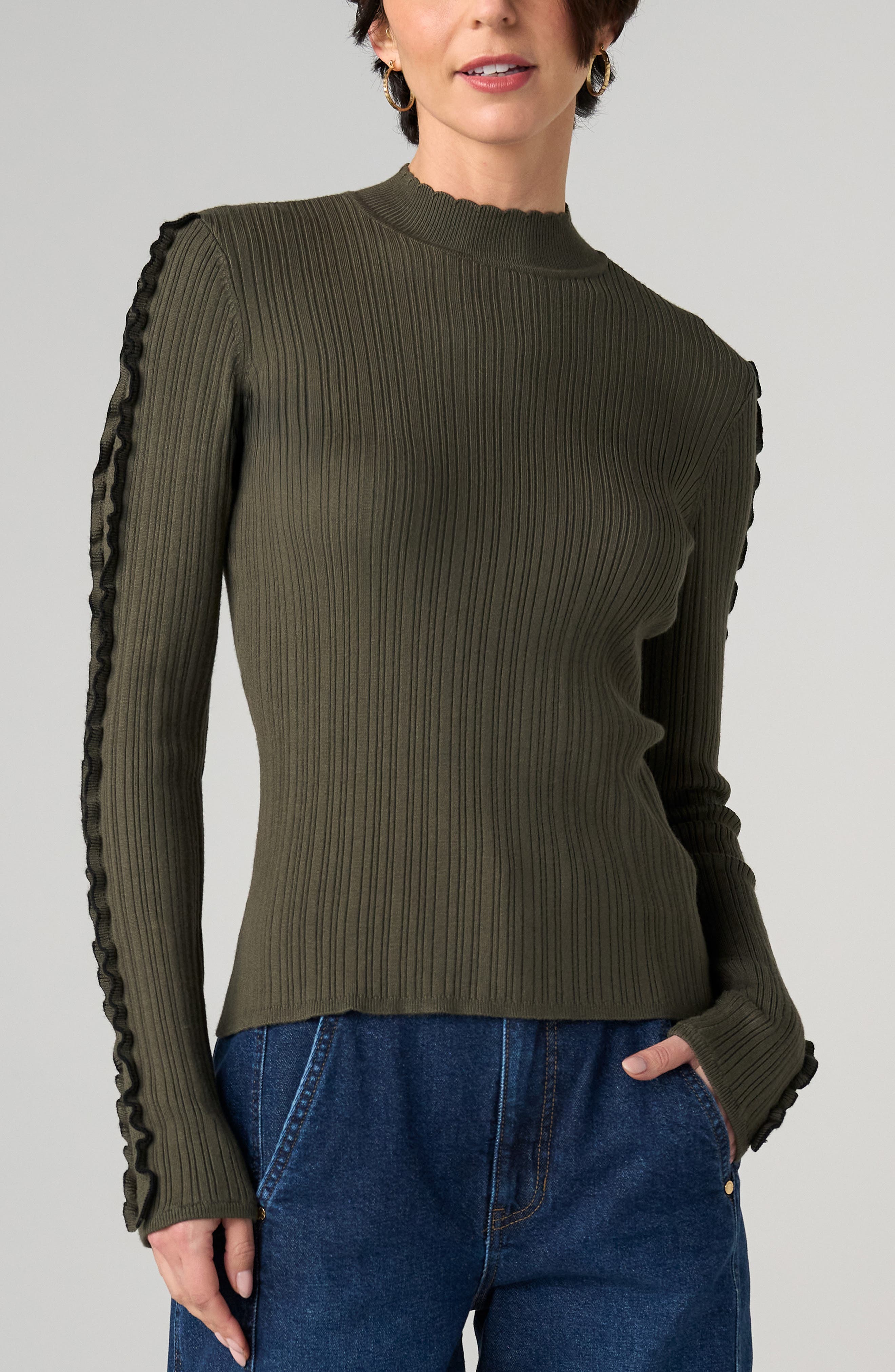 OLIVE W/ BLACK