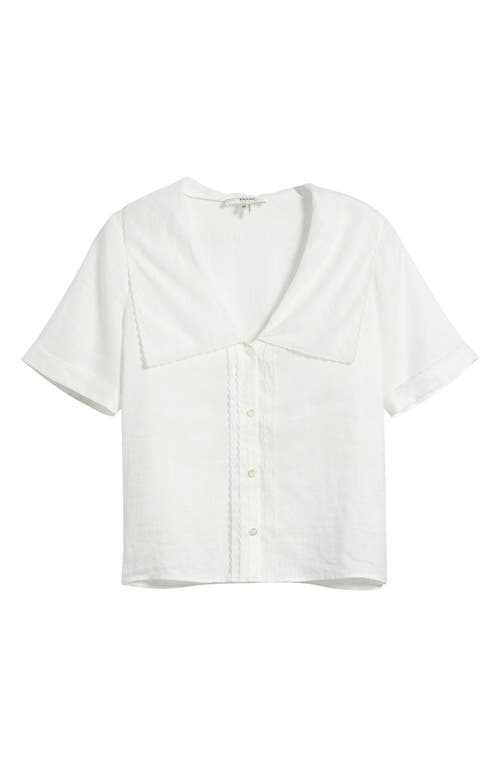 FRAME FRAME THE SAILOR BUTTON-UP TOP 
